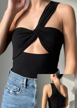 Load image into Gallery viewer, Black Reversible Bodysuit