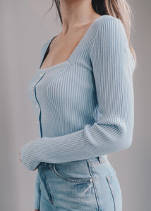 Baby Blue Pearl Sweater