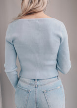 Load image into Gallery viewer, Baby Blue Pearl Sweater