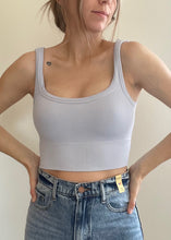 Load image into Gallery viewer, Ice Blue Ribbed Cami