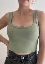 Load image into Gallery viewer, Mint Ribbed Cami
