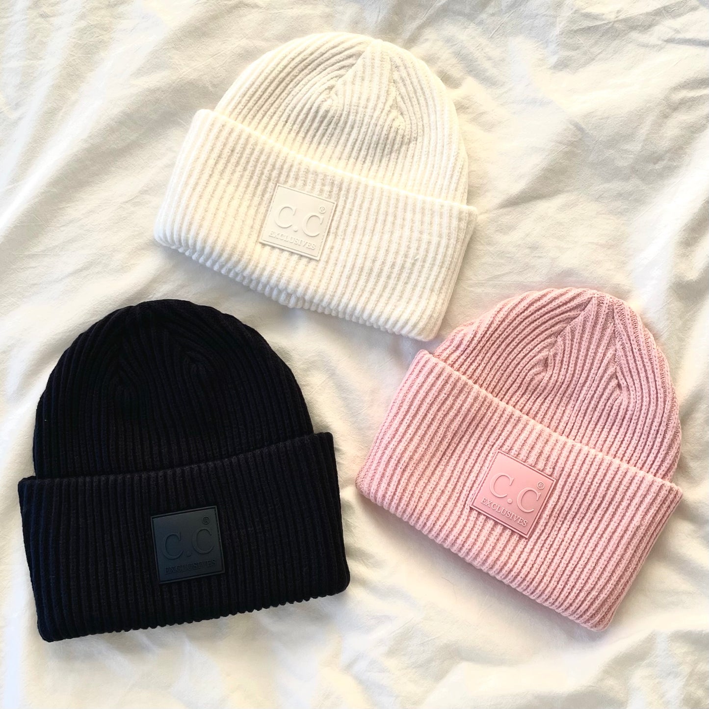 Ribbed Knit Beanies