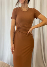 Load image into Gallery viewer, Going Places Brown Dress