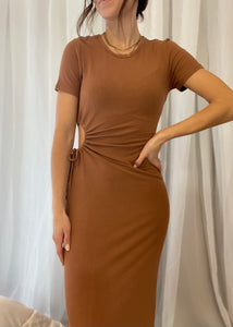 Going Places Brown Dress